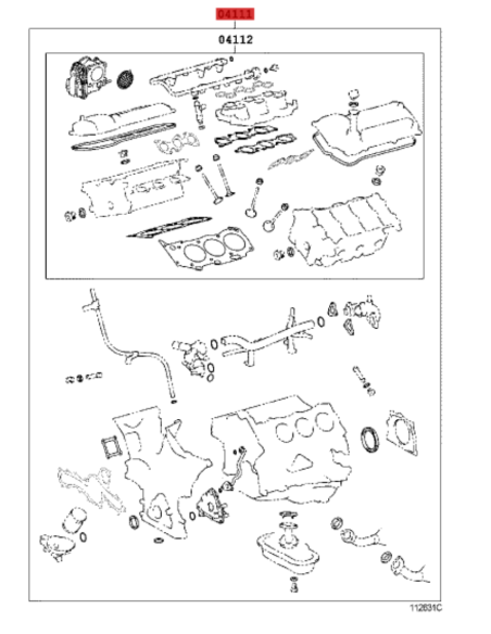 KIT JUNTAS  MOTOR COMPLETO J12/FJ ORIGINAL TOYOTA LAND CRUISER