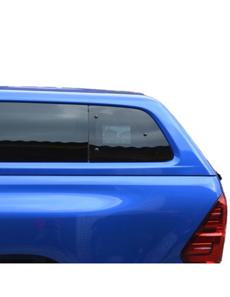 REINFORCED STYLISH HARDTOP FOR TOYOTA HILUX 2016 WITH POPOUT WINDOWS FOR PAINTING - AEROKLAS