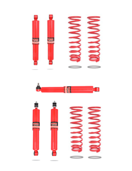 Kit de suspensão reforçado +50mm Suzuki Jimny (2018 até atual) - Pedders