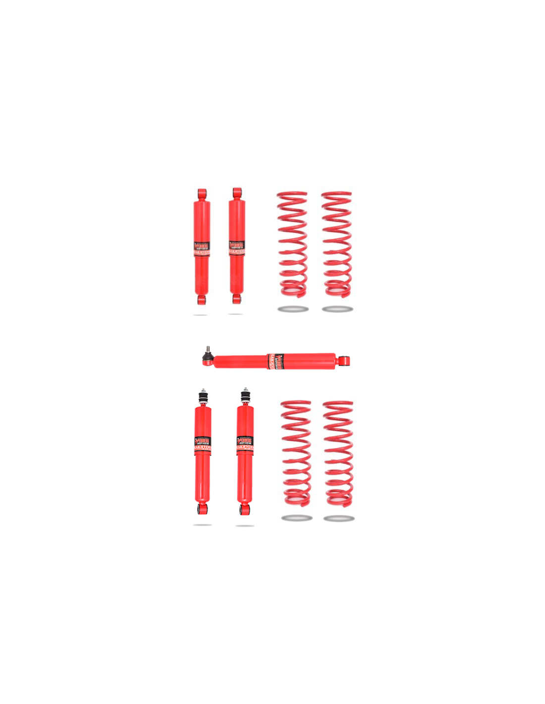 Suzuki Jimny Polyurethane Suspension Bush Kit - Front & Rear - Flo-Flex Orange - Lifetime Warranty
