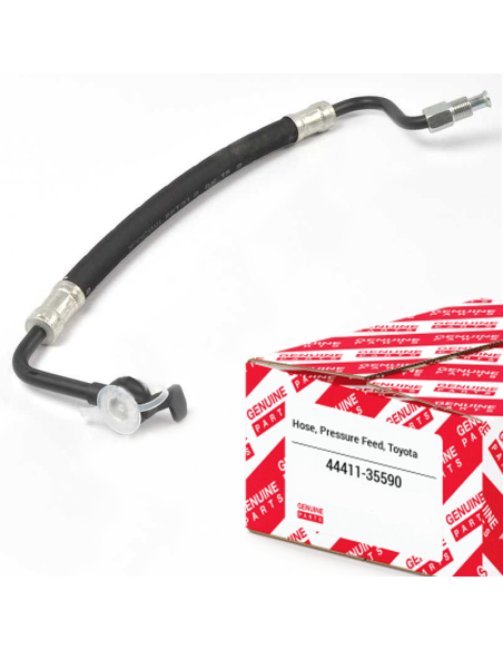 Oil pressure tube for steering rack For Toyota Land Cruiser J9 - Original Toyota Land Cruiser