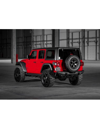 Heckstoßstange (kurz) aus Duraluminium für Jeep...