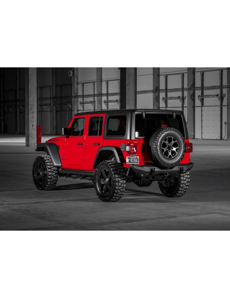 Rear (short) duralumin bumper for Jeep Wrangler JL - Rival