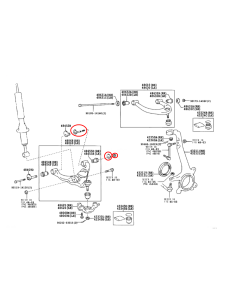 KIT EXCENTRICO TRAPECIO INFERIOR (PARTE TRASERA) J20 PEDDERS 2