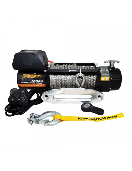 Windenzug 12k (5443 kg / Plasma-Seil) - Kangaroowinch