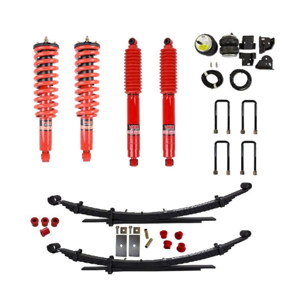 Complete pre-assembled reinforced suspension...