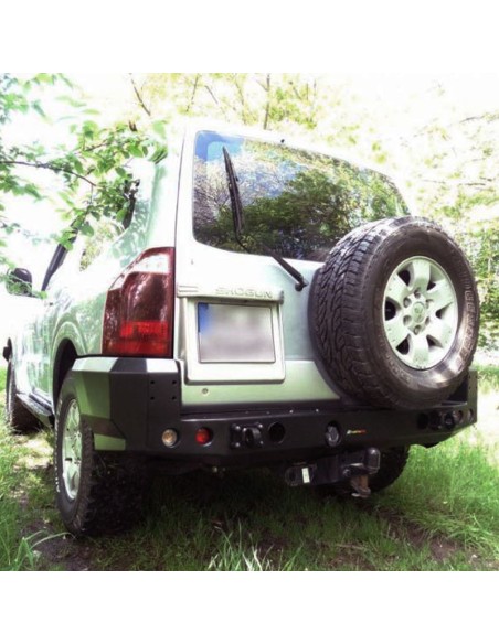 Para-choque traseiro de aço reforçado para Mitsubishi Montero V60 (3 portas) Mitsubishi - Fabryka 4x4.