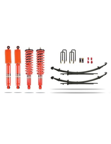 Reinforced full suspension kit +40mm/600kg isuzu dmax (2021 to current) - Pedders