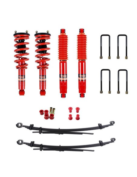 Complete pre-assembled reinforced suspension kit +40mm Mitsubishi L200 - Pedders