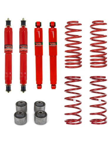 Complete reinforced suspension kit +50mm foam cell nissan patrol y61 (motor 3.0 / 5 doors) - Pedders