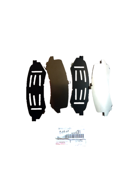 Kit zur Verschleißplatte der hinteren Bremssättel für den Toyota Land Cruiser J10 - Original Toyota Land Cruiser