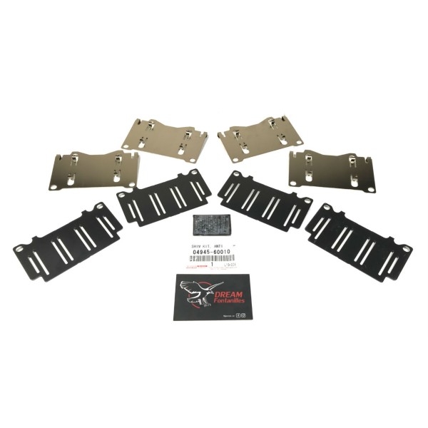 KIT FIJACION PASTILLAS FRENO PINZAS DELANTERAS J10 ORIGINAL TOYOTA LAND CRUISER