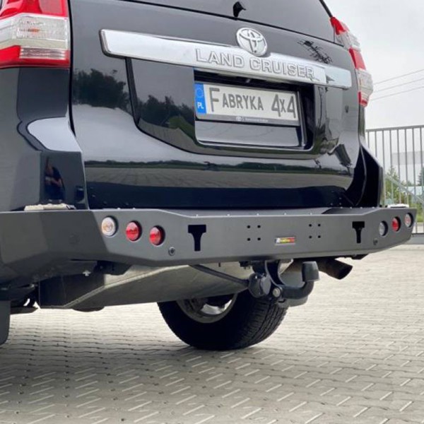Rear bumper made of reinforced steel for Toyota...