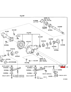 Front differential filler plug J9/10/12/15/20 / FJ /... 2