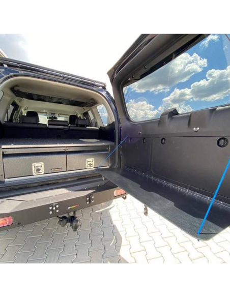 Rear door table Toyota Land Cruiser J15 (5 doors) - Fabryka 4x4