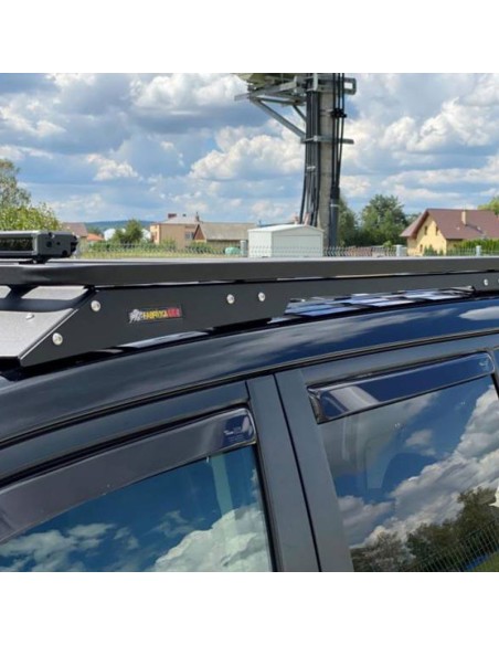 Barras de tejado de aluminio africano sem grade Toyota Land Cruiser J15 (2013 - 2017) - Fabryka 4x4
