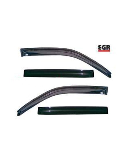 Derivabrisas ventana aire carbono Toyota Land Cruiser J10 juego de (4piezas) EGR
