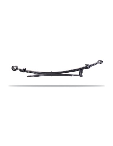 Rear reinforced leaf spring with variable...