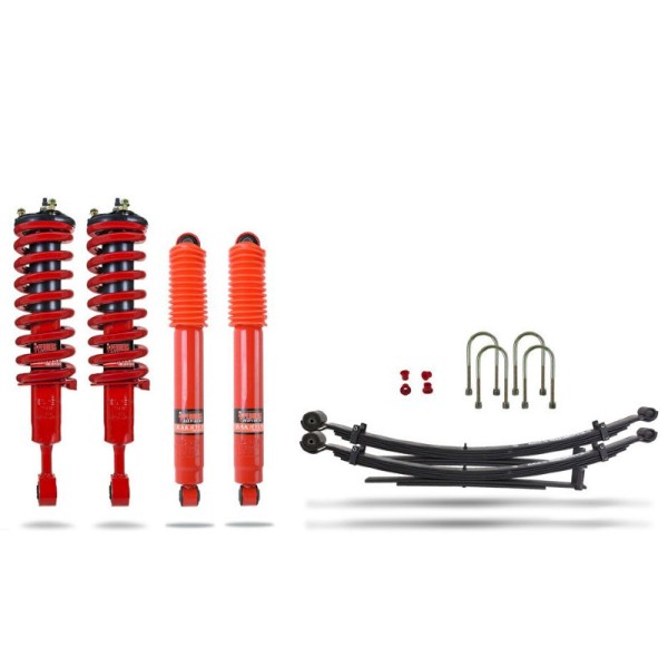 Kit de suspensão completo reforçado pré-montado...