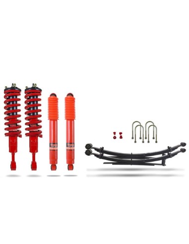 Kit de suspensión completo reforzado premontado foam cell +40mm +350kg ford ranger (hasta 2018) - Pedders