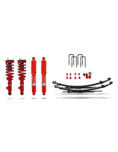 Full reinforced suspension kit foam cell +40mm mitsubishi l200 (2006/2015)- Pedders