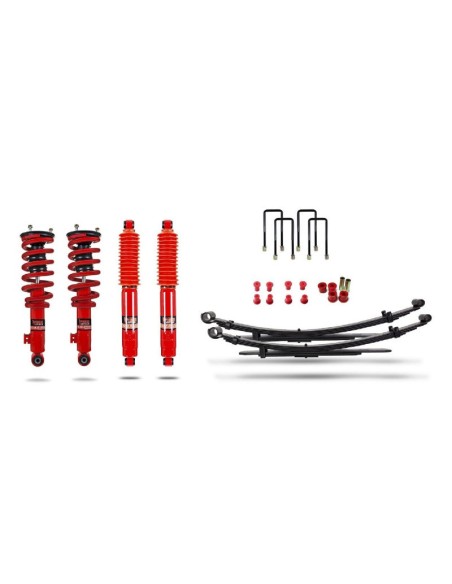 Kit de suspensión completo reforzado premontado foam cell +40mm Mitsubishi L200 (2006 / 2015) - Pedders