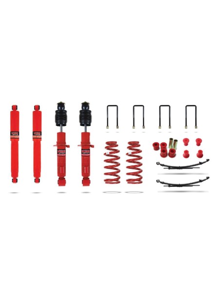 Kit de suspension complet renforcé +20mm +400kg pour Mitsubishi L200 (2006 / 2015) - Pedders