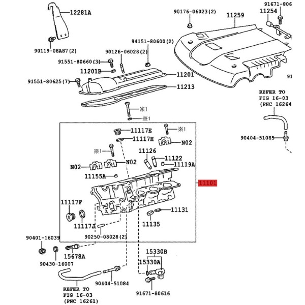Culasse droite pour Toyota land cruiser J12 /...