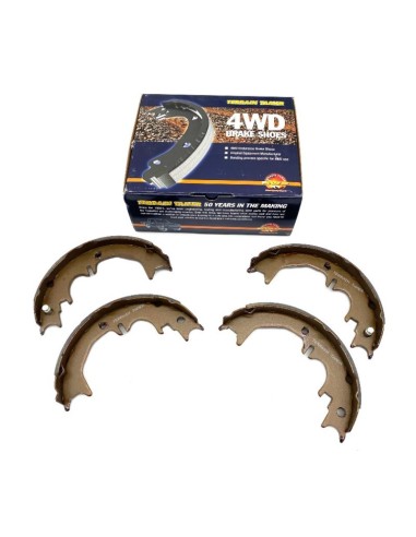 Kit de 4 zapatas reforzadas traseras Nissan...