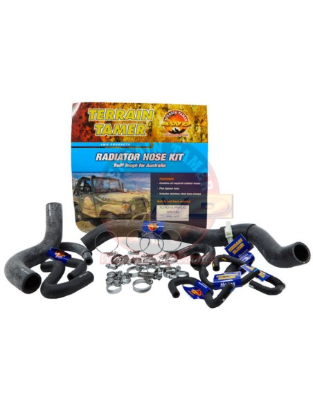 Kit mit 10 verstärkten Kühlschläuchen (Motor 1GRFE, 4.0L), Toyota Land Cruiser J15 - Terrain Tamer