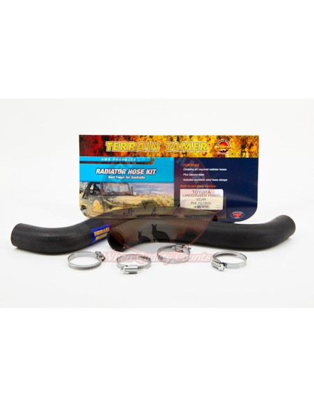 Reinforced radiator hose kit for Toyota Land Cruiser J9 (pre-08/2000) - Terrain Tamer