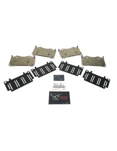 KIT FIJACION PASTILLAS FRENO PINZAS DELANTERAS J10 ORIGINAL TOYOTA LAND CRUISER
