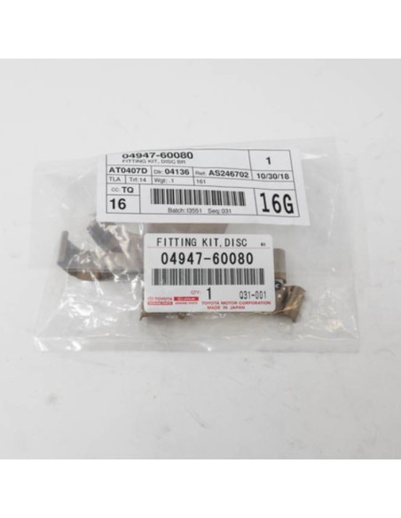 Kit von 2 vorderen Clip-Pads für den Toyota Land Cruiser J8 / 9 - Original Toyota Land Cruiser