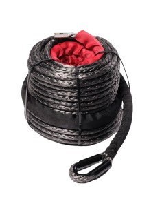 Corde de treuil tressée simple de 30 mètres 9 500 kg -...