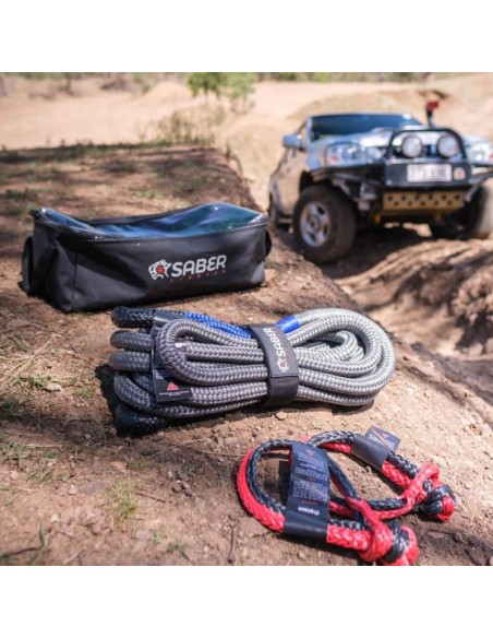 Kit de resgate 8.000kg (grilhões 9.000kg) - Saber Offroad