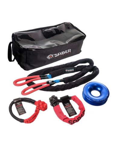 Complete rescue kit with a lightweight winch -...