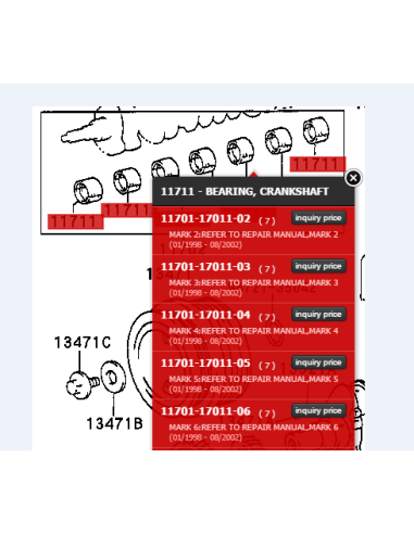 COJINETE DE BANCADA Nº 4