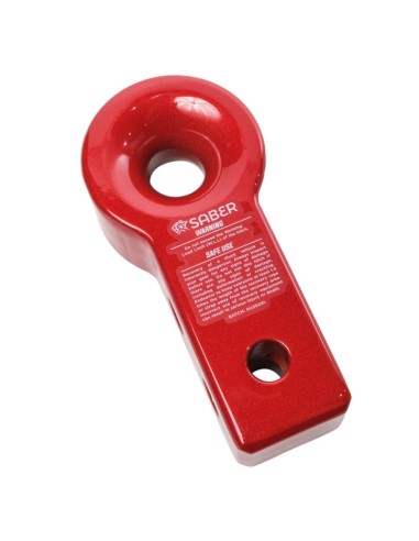 Aluminum recovery hook (red) - Knowledge Offroad