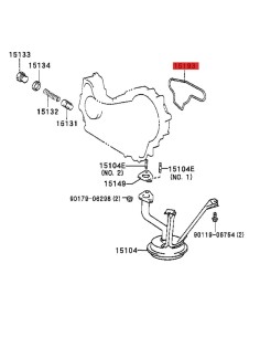 Oil Pump O-ring For Toyota Land Cruiser J9 / 12 / 15 /... 2
