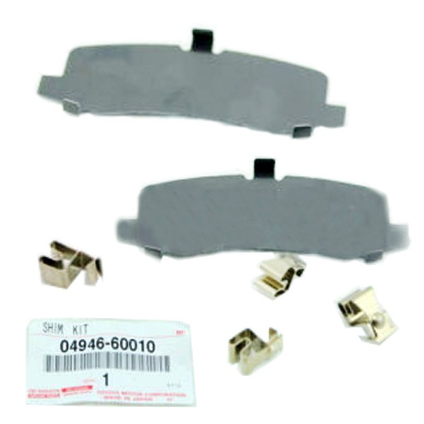Brake caliper rear pad wear plates set for...