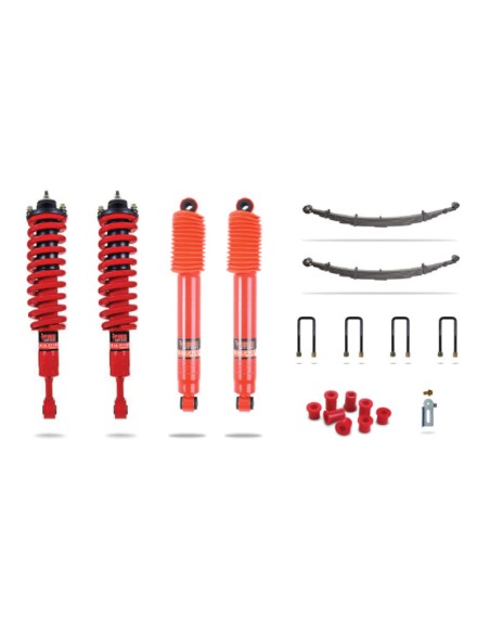 Pre-assembled suspension kit +40mm +600kg for Hilux Revo (from 2016 onwards) - Pedders