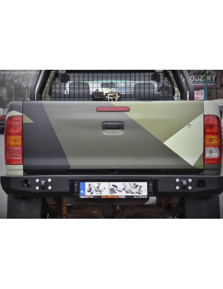 Para-choques traseiro de aço reforçado Toyota Hilux Vigo (05 - 15) - Fabryka 4x4