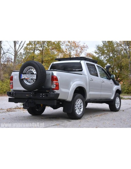 Parachoques arrière renforcé avec la possibilité de monter une roue Toyota Hilux Vigo (2005 - 2015) - Fabryka 4x4