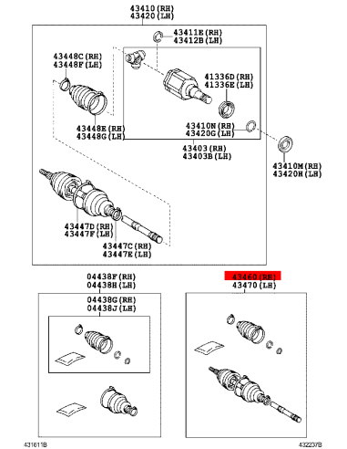 Homocinética parte exterior J15 / FJ - Original...