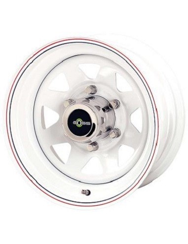 White triangular wheel (6x15/5x139.7/et+0) - Goss