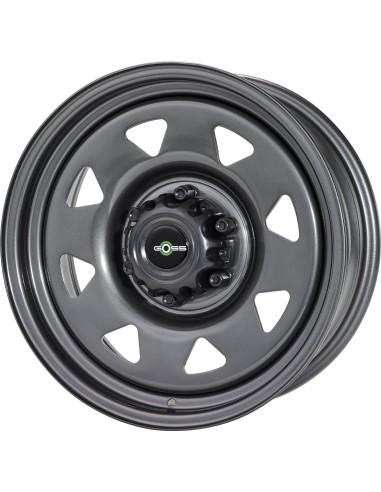 Triangular ii grey metallic wheel (7x16/6x139.7/et+28/cb 93.1) - Goss