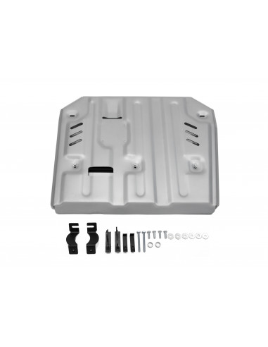 4mm change box protection manufactured in duraluminium volkswagen touareg (2010-2018) - Rival