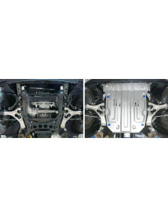 Proteção de motor de 4mm fabricada em duralumínio para... 2