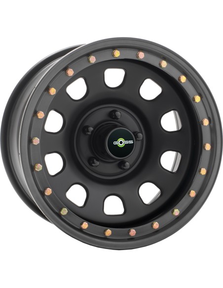 Cerchio daytona nero opaco (7x16 / 6x139.7 / et-20 / cb110) - Goss