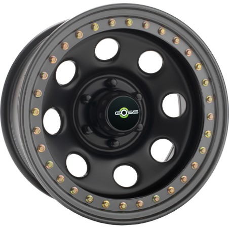 Soft 8 Matte Black Beadlock Wheel (9x17 / 5x127 / et-10 / cb84) - Goss